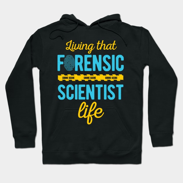 Forensic Scientist Gifts Hoodie by Crea8Expressions